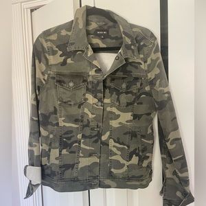 Camo jean jacket